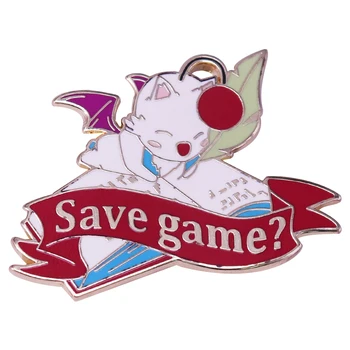 Endgültige Fantasie Moogle speichern Spiel Mog Lieblichkeit Maskottchen Film Animation Kupo Emaille Pin