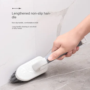 360 ° Tiefenreinigungsbürste, stabiler Borstengriff für Badezimmer, Küche, Fliesen, Boden, Ecke