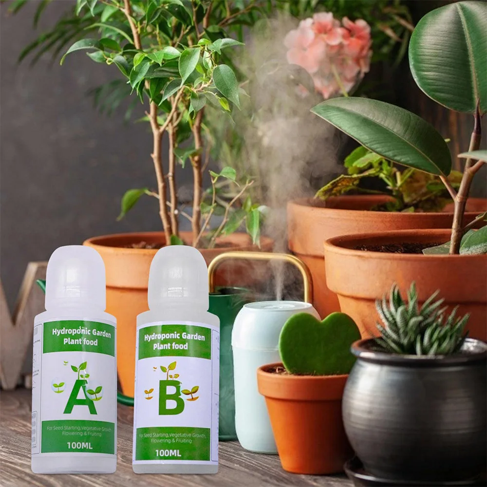 Dünger AB Zweiteiliges Set Hydrokultur-Gartenpflanze – Bild 4