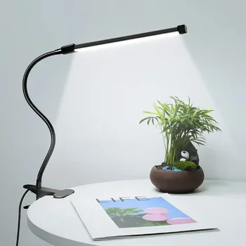 LED-Klemmleuchte für Schreibtisch, Studentenwohnheim, Schlafzimmer, Desktop, Nachttischlampe, Augenschonende