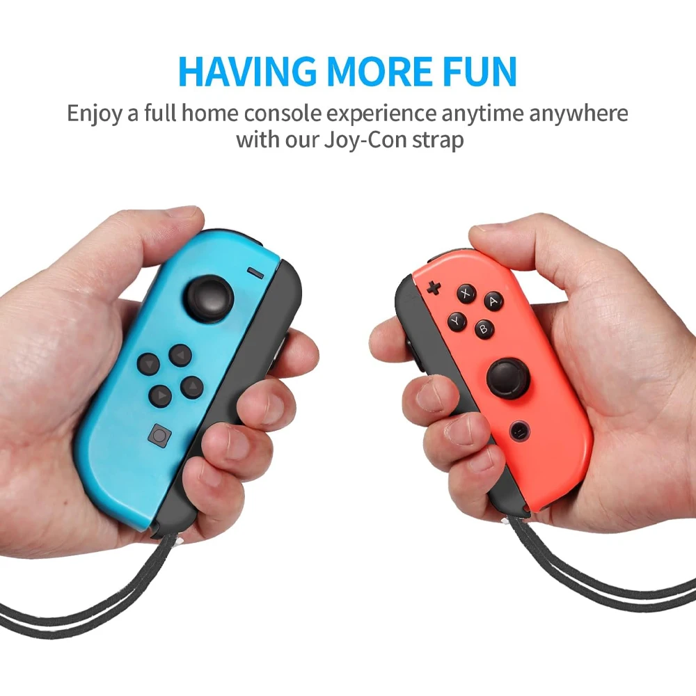 GAMINJA 2Pcs Gamepad Handgelenk Gurt Für Schalter Joycon – Bild 6
