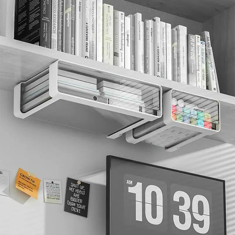 Schubladen-Aufbewahrungsbox unter dem Tisch, versteckter – Bild 4