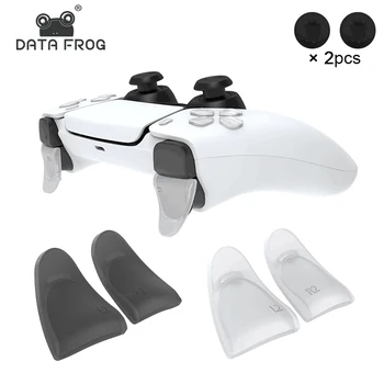 Daten Frosch Erweiterte Trigger Taste Für PS5 L2/R2 Trigger Extender D-pad Schlüssel Kappe Für PS5 Gamepad