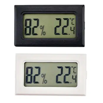 Mini Digital LCD Indoor Praktischer Temperatursensor Luftfeuchtigkeitsmesser Messgerät Thermometer Hygrometer
