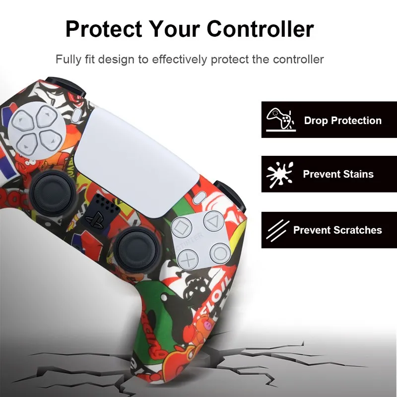 Silikons chutz hülle für ps5 Controller Zubehör Gummi tasche – Bild 2