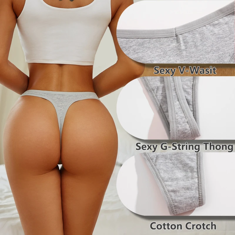 4 Teile/satz Frauen Baumwolle Höschen Nahtlose Low Rise – Bild 5