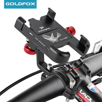 Fahrrad-Motorrad-Telefonhalter, Aluminium-Lenker, Fahrrad-Telefonhalterung, verstellbar, rutschfest