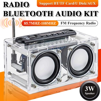 DIY Bluetooth Lautsprecher Kit mit FM Radio 87,5-108 MHZ DIY Löten Projekt Praxis Elektronische Kit Solder