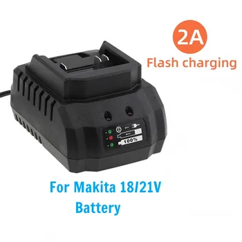 2,0 A Schnelllade-Akku-Ladegerät für Makita-Modell 18 V 21 V Lithium-Akku-Ladegerät für BL1415 BL1815 BL1830