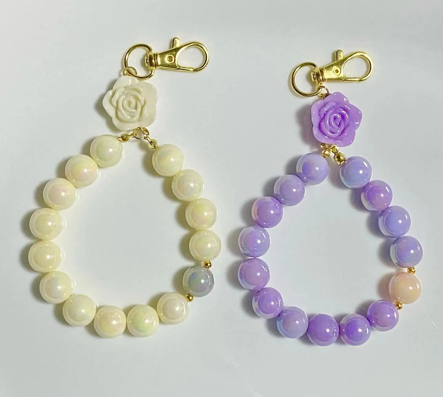 20 Stück drehbare Karabinerverschlüsse mit Schlüsselring, 10 – Bild 6