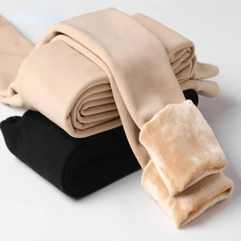 Winter Leggings Für Frauen Warme Leggins Einfarbig Samt Leggins Hohe Taille Leggings Stretchy Leggings