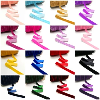 5 Yards 6-25mm Samtband für Hochzeits- und Partydekoration, Handgemachtes Band für Geschenkverpackung
