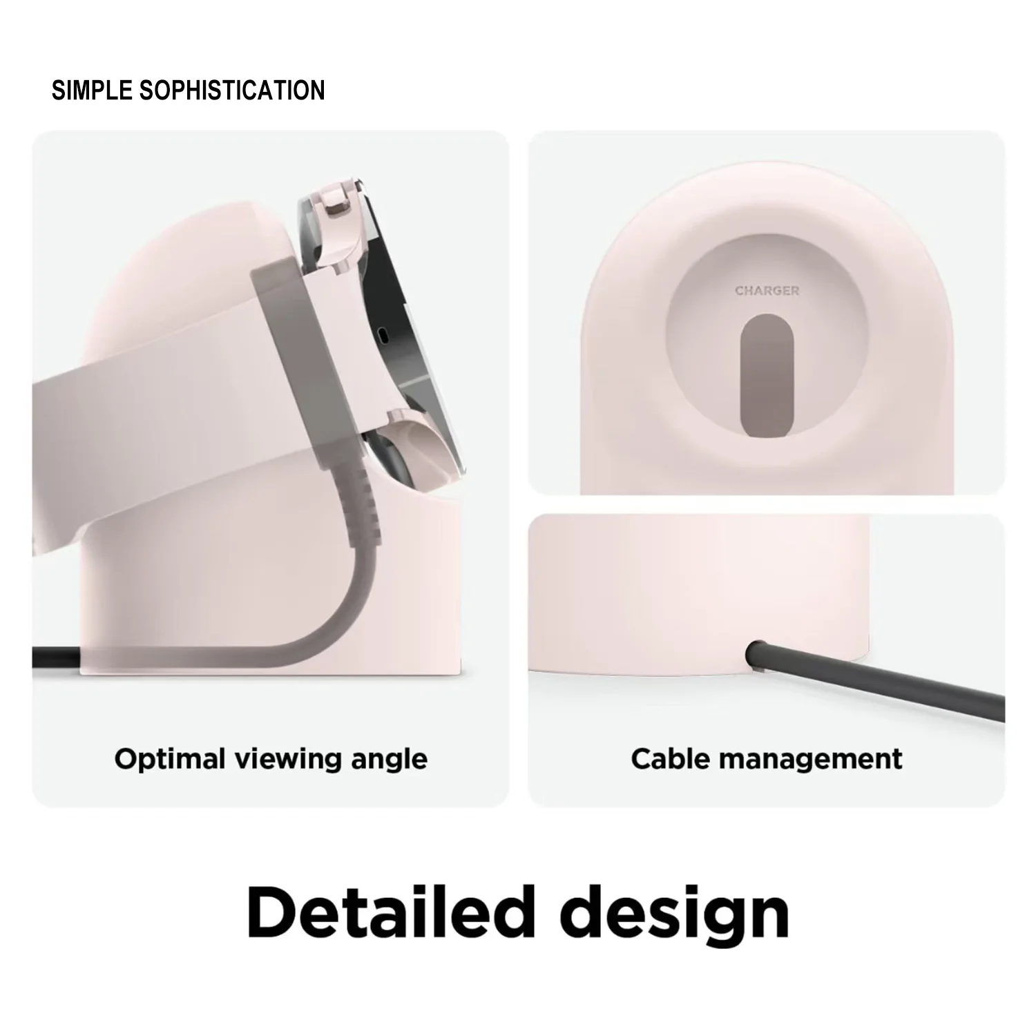 Silikon-Ladeständer für Samsung Galaxy Watch 3 bis 7 – Bild 3