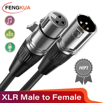 3-poliges XLR-Kabel Stecker auf Buchse Mikrofon kabel für Misch verstärker symmetrisches analoges Audio kabel