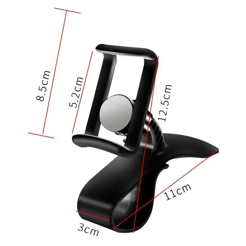 360° drehbarer Autotelefonhalter, universeller Handy-Ständer – Bild 6