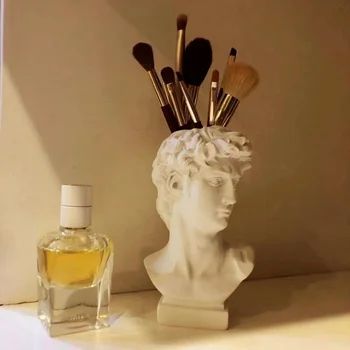 Ins Nordic David Vase Hydrokultur Vase Ornamente Blumentopf Make-Up Pinsel Lagerung Eimer Foto Requisiten