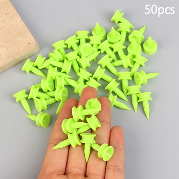 Paket Professionelle Golf Tees 25MM 0,98' Castle Green Golfer Zubehör Kunststoff Golf Tees Perfekt (50 Stück)