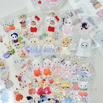 Sylvanian Families Aufkleber Kinderspielzeug Küchenspielzeug Mädchen Sylvanian Families Kinderspielzeug