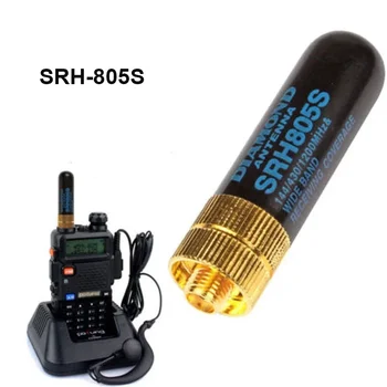Dual-Band-Antenne mit hoher Verstärkung uhf vhf srh805s sma weibliche Antenne für tk3107 888 für baofeng UV-5R