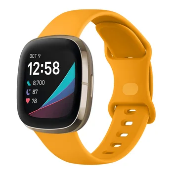 Silikonarmband für Fitbit Versa 3 Versa 4 Armband für Fitbit Sense/Sense 2 Correa Armband Smartwatch Zubehör