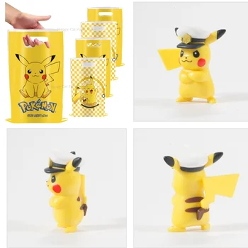 Pokemon Thema Geburtstagsgeschenk Tasche Pokemon Figuren Pikachu Süßigkeiten Tasche Verpackung Pokemon