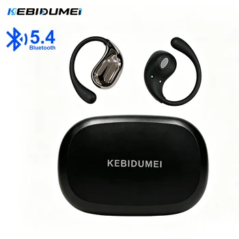 Bluetooth 5.4 Ohrbügel-Kopfhörer, TWS, kabellose Kopfhörer, HiFi-Stereo, wasserdichte Headsets, LED-Anzeige
