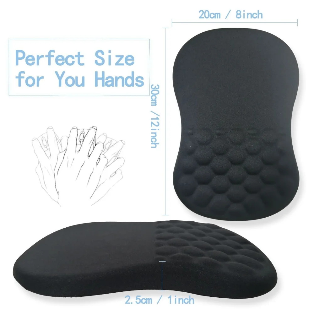 Ergonomisches Mauspad mit Handgelenkauflage, bequeme – Bild 2