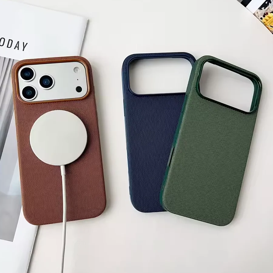 Hochwertige Original-Technologie Gewebte Hülle für iPhone 17 – Bild 5