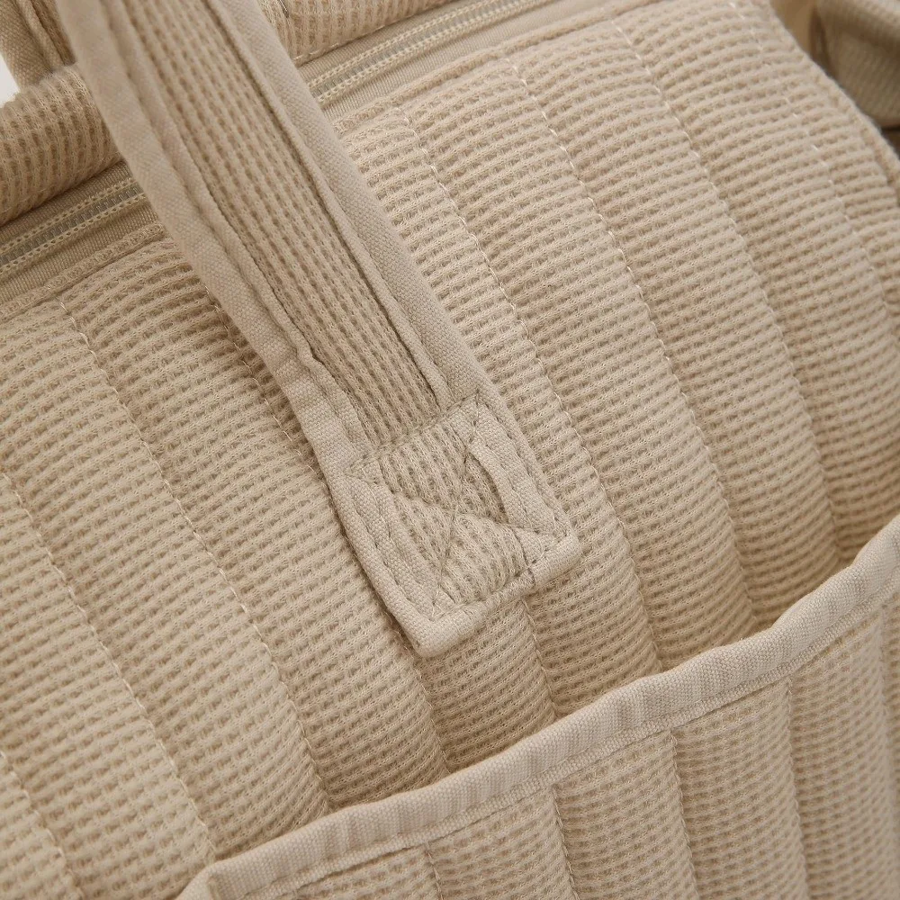 Neue wasserdichte feste Wickeltasche multifunktionale beige