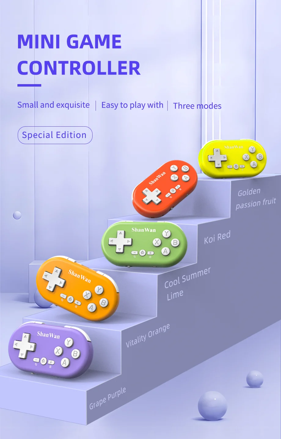 Q36XDV Mini-Game-Controller, tragbare Taschencontroller für – Bild 2