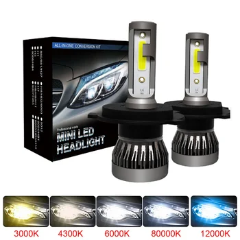 LED H4 H7 Auto-Scheinwerfer H1 LED-Birne H8 H11 9005 HB3 9006 HB4 9004 HB1 H3 HB5 H13 LED-Lichter (2 Stück)