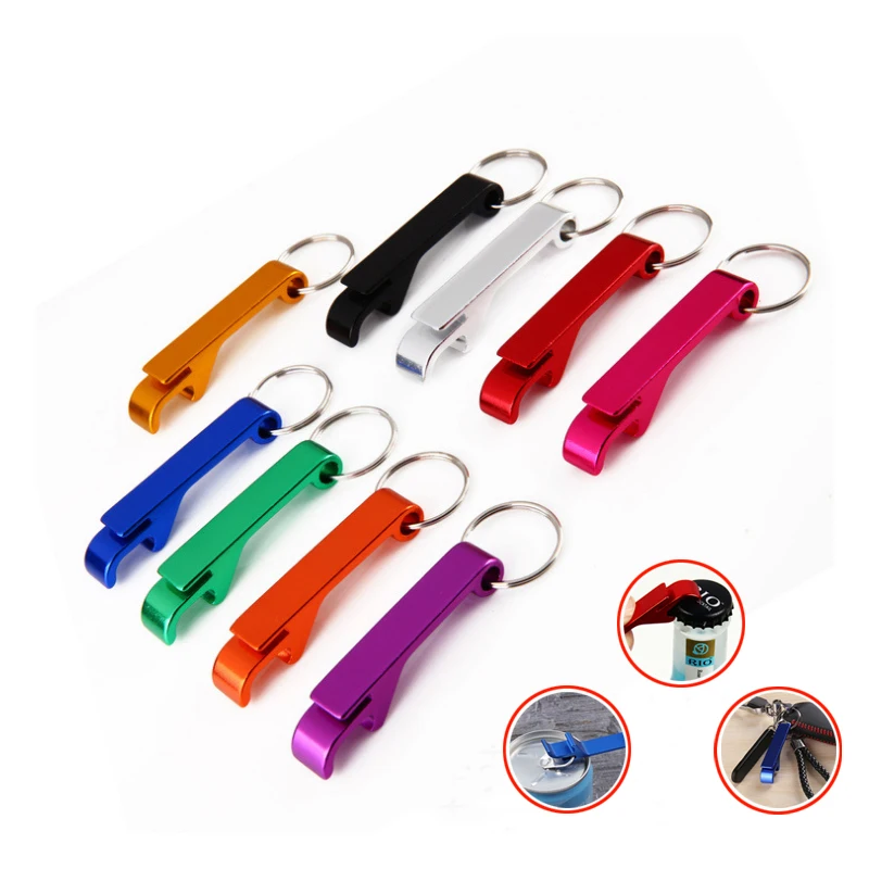 1PC Tragbare Bier Flasche Opener Schlüsselbund Mini Tasche