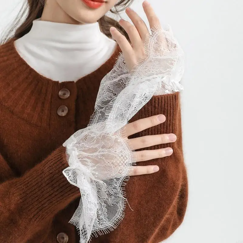 Elegante, abnehmbare Hochzeitsmanschetten für Damen – Bild 2