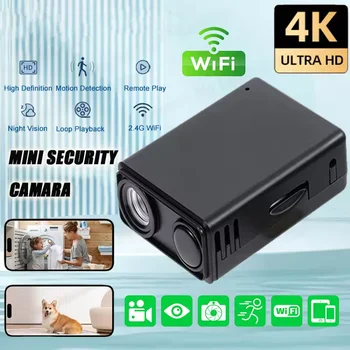 4K-Überwachungskamera, WiFi, kabelloser Monitor, Fernüberwachung, Bewegungserkennung, Camcorder
