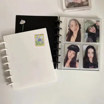 3 Zoll Fotokartenbinder INS Fotoalbum K-Pop Idol Sammelbuch 160 Taschen Fotokartenalbum Sammelbuch Karte