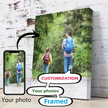 Drucken Sie Ihre Eigenen Benutzerdefinierten Poster, Gerahmte Individuelle Leinwanddrucke für Familienfotos
