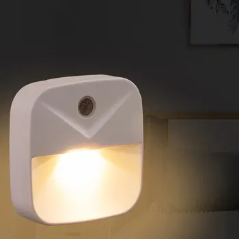 LED-Nachtlicht, EU-Plug-in-Smart-Lichtsteuerungs-Sensor-Licht, 220V Wand leuchte für Haus korridore