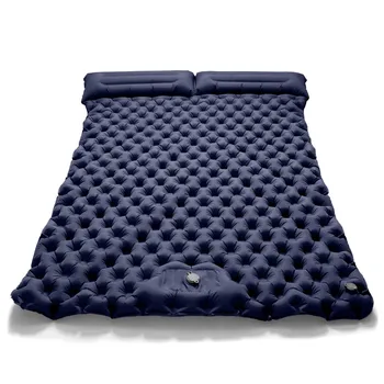 Outdoor Camping Doppelte aufblasbare Matratze Extra breite Isomatte Ultraleicht Klappbett Schlafmatte Auto