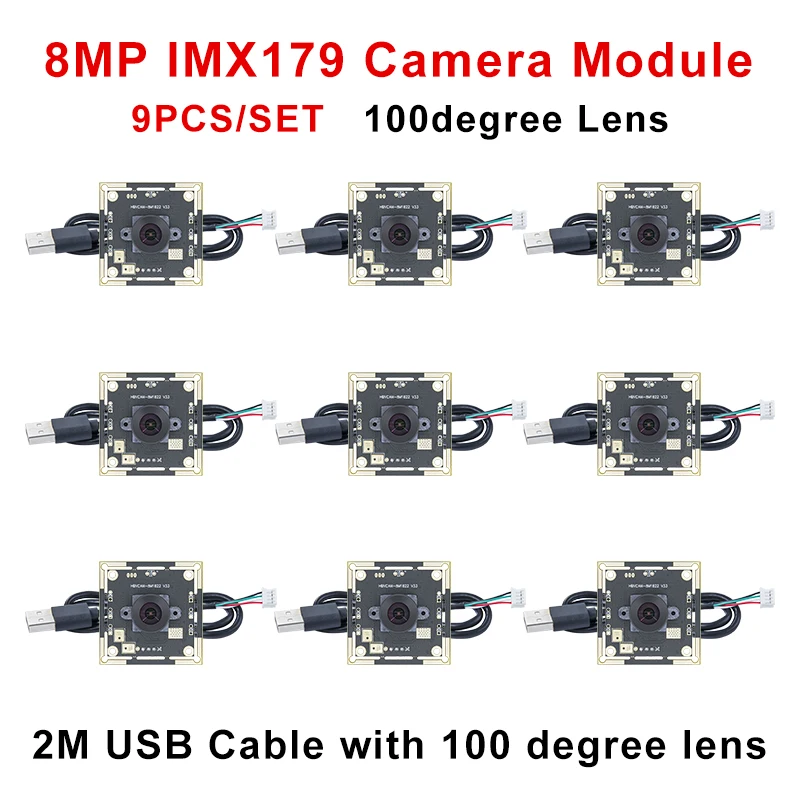 HBVCAM IMX179 100-Grad-8MP-30fps-Kameramodul mit 2 m Kabel – Bild 3