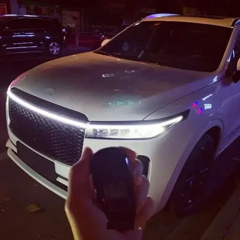 LED-Motorhaube Licht leiste konstant durch Typ Auto modifiziert Front scheinwerfer Upgrade dekorative Licht