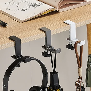 Zusammenklappbarer, verstellbarer Schreibtisch-Kantenhaken, Gaming-Headset, Schreibtisch-Aufhänger