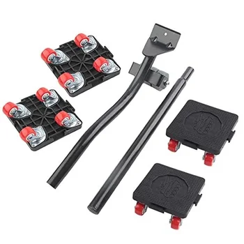 Möbel Mover Set Möbel Mover Werkzeug Transport Heber Schwere Gegenstände Moving Rad Roller Bar Hand (6 Stück)