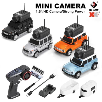 WLtoys 1/64 Mini RC Auto mit 720P FPV Kamera Wifi APP Steuerung 2,4G Reomte Contorl Racing Fahrzeug Spielzeug