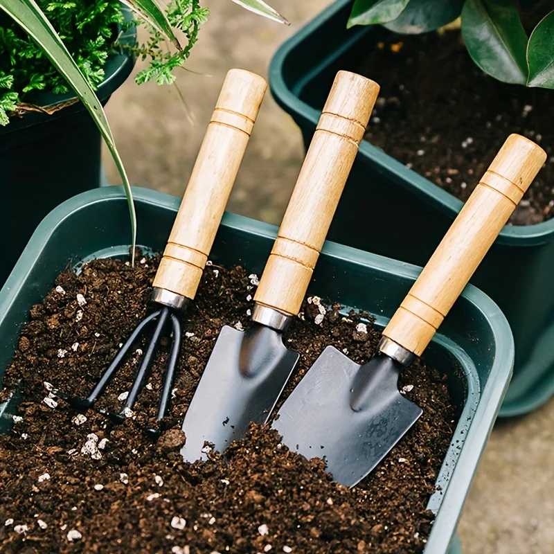 Garten werkzeugset Mini-Garten kit mit Rechen kelle und