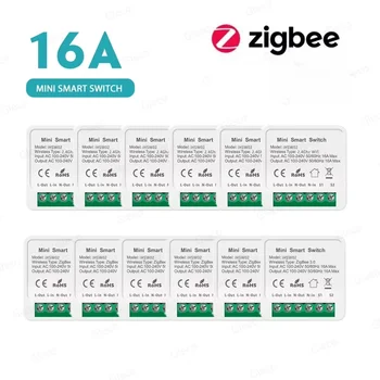 Zigbee 3.0 Mini Smart DIY Schalter 2-Wege 1/2-Kanal-Steuerung Smart Home Relais Automatisierungs-Breaker