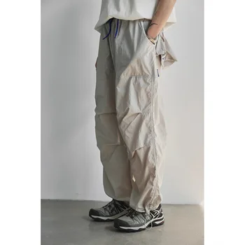 Leichte, schnell trocknende Outdoor-Arbeitshose für Männer und Frauen, Sommer, lässig, locker, gerades Bein