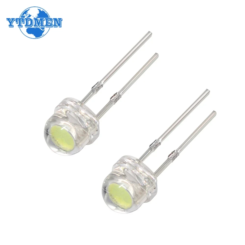 100 Stück LED-Diode F5 Superheller Strohhut LED 5 mm – Bild 6
