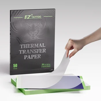 EZ Tattoo-Transferpapier A4-Format Tattoo-Thermokopierer Schablonenpapier für Tattoo-Transfermaschine
