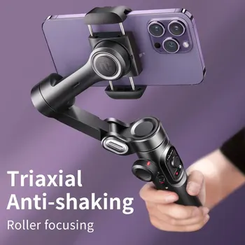 AOCHUAN 3-Achsen-Handheld-Gimbal-Stabilisator SmartXE für Smartphone für iPhone Android AI Face Tracking