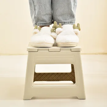 Leichter, verdickter Klapphocker für Outdoor-Camping und Angeln - Tragbares, integriertes Design für Zuhause